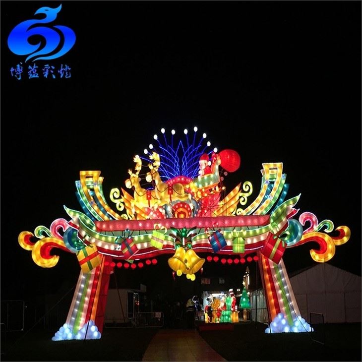 Outdoor Chinese Fabric Silk Lantern Festival Outdoor Chinese Fabric Silk Lantern Festival