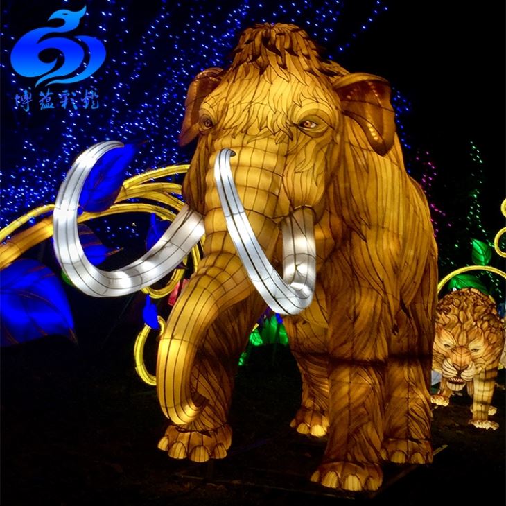 Zunanje kitajske luči Živalske svilene luči